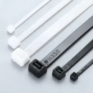CHINEE China Supply Heavy Duty Premium 24In Nylon Natural Cable Ties 100pcs Eco Friendly Self Locking Black Cable Tie Size 8*600