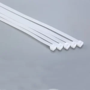 CHINEE Clear White Nylon Cable Ties Transparent Self Locking Zip Ties