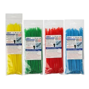 CHINEE Color Self Locking 4″ 6″ 8″ Zip Tie 100 PACK Wire Straps for Home Office Garden Workshop Indoor Outdoor Fence