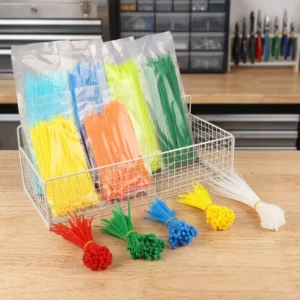 CHINEE Color Wire Harness Cable Tie 2.5 * 80mm Nylon Self locking Tie for Bundling Cable Tie