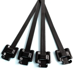 CHINEE Colorful Epoxy Coated Releasable Type Stainless Steel Cable Tie 8mm/10mm Wide Cable Tie