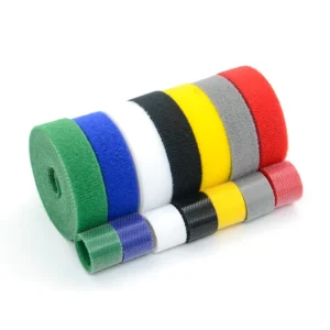 CHINEE Colorful Heavy Duty Pure Nylon Self Adhesive Reusable Wrap Pallet Strap Belt Super Elastic Back to Back Hook and Loop Cable Ties