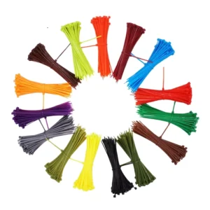 CHINEE Colorful Nylon Cable Tie Zip Wire Self-Locking Black White Heavy Duty UV Resistant Outdoor Weatherproof Harness Fastener Strap