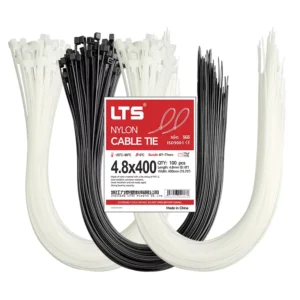CHINEE Coloured Zip Ties 16 Inch 5x400mm Heavy Duty Colorful Cable Ties Multi Purpose Nylon Cord Wire Ties for Home Office Garden