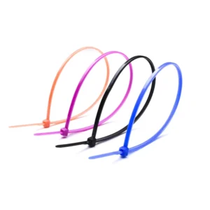 CHINEE Custom Color 200mm Plastic Self locking Nylon 66 Cable Ties