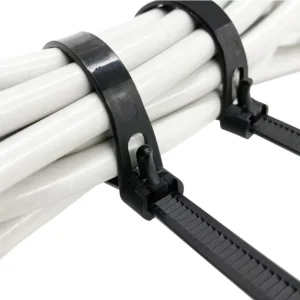 CHINEE Custom Color Security Seal Reusable Releasable Self locking Nylon PA66 25cm Cable Ties
