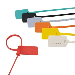 CHINEE Custom Logo Security Cable Tags Cable Ties Disposable Cable Zip Tie Tag Self Locking Nylon Identification for Shoes