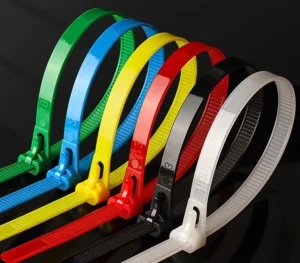 CHINEE Custom Self-Locking Cable Zip Ties Good Quality Strong Black Nylon 66 500mm Length 12mm Width Heavy Duty PA66 Plastic