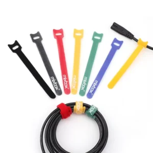 CHINEE Custom Velcroes Cable Tie Self-Locking Wire Hook and Loop Aable Ties Cable Strap Reusable Sizes Colorful Nylon