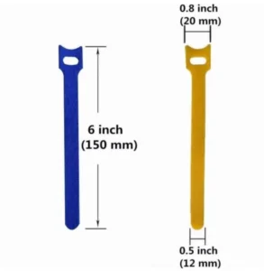 CHINEE Customizable Logo & Color Reusable Self-Adhesive Eco-Friendly Heat Resistant Hook and Loop Cable Tie