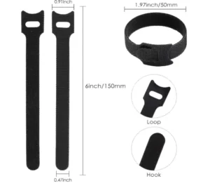 CHINEE Customización Max Strength Heavy Duty Reusable Twist Ties Bendable Multi purpose Wire Cable Ties and Straps