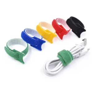 CHINEE Customized Eco Friendly Double Sided Self Adhesive Nylon Cable Ties Reusable Self Locking Hook and Loop Straps Various Sizes