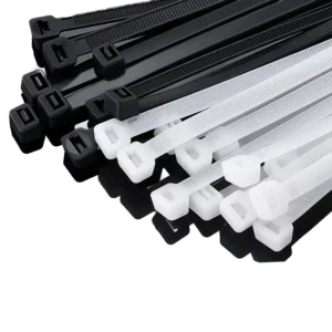 CHINEE Customized Eco Friendly Self Locking High Quality Adjustable Nylon Cable Zip Ties White Black 4.8*160mm 50LBS Tensile Strength