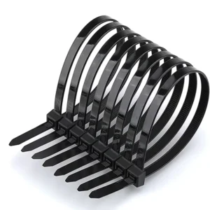 CHINEE Durable Nylon Cable Ties V Shaped Toothed Self Locking 200 LBS Tensile Strength 350mm Length Heavy Duty
