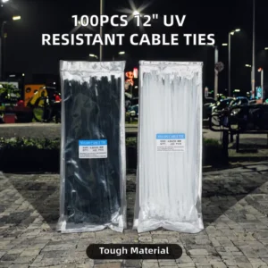 CHINEE Durable Practical Self-locking Cable Ties Supplier 4inch 6inch 8inch UL ROHS PA66 Zip Ties 18lb to 50lb Tensile Strength