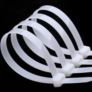 CHINEE Durable Releasable Black Nylon Self Locking Cable Ties 100 Pcs 50 LBS 300mm X 3.6mm CE Certified Eco Friendly