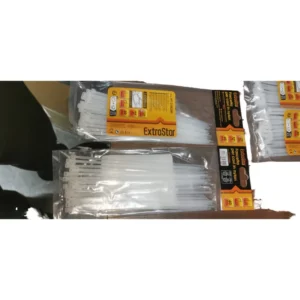 CHINEE EXTRASTAR PA66 Nylon Industrial Cable Ties Self Locking 3.6X150 40PCS White Eco Friendly 300mm Length