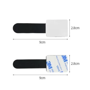 CHINEE Eco Friendly Self Adhesive Double Sided Hook and Loop Straps Cable Organizer Releasable Hook and Loop Cable Tie