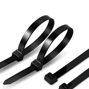CHINEE Eco friendly PA6 Nylon Zip Tie Self locking Design Thickened Cable Tie Black White Multiple Sizes for Wire Management