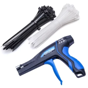 CHINEE FSCAT 100 Pcs Pack Strong Self-locking Nylon Cable Tie Heavy Standard Zip Ties Wraps Never Break