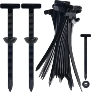 CHINEE FSCAT Nylon Self Locking Cable Tie Buckle (100pcs) Multi Purpose for Automobile Repair & Daily Use Zip Ties