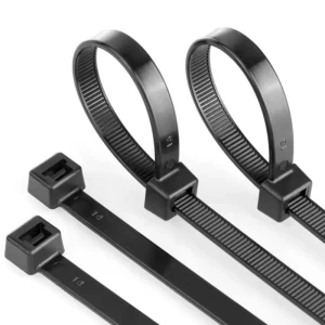 CHINEE Factory 100 Pack Self Locking Zip Ties 7.6x500mm Heavy Duty Nylon Cable Ties 120lbs Tensile Strength Black White Plastic Tie