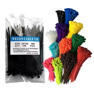 CHINEE Factory 4 Inch Mini Nylon Cable Ties 2.5*100mm Colored PA66 Plastic Tie Straps 18lbs Indoor Outdoor Self locking Zip Tie Wraps