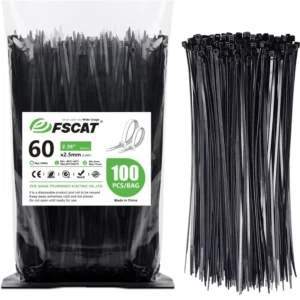 CHINEE Factory Customized 2.5mm Self Locking Cable Ties Nylon 66 Custom Zip Ties UV Resistant Plastic Wire Wraps Cable Ties Nylon