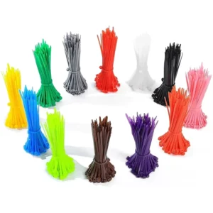 CHINEE Factory Customized Nylon 66 Cable Ties Various Colors Anti Aging Self Locking Reusable 250mm 300mm 350mm 400mm 450mm Zip Ties