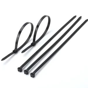 CHINEE Factory Direct 12 Inch White Stainless Steel Plate Lock Cable Ties PA66 Self Locking Nylon Zip Ties 8*300mm for Cable Wire