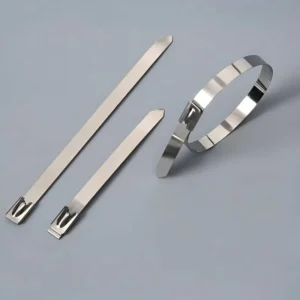 CHINEE Factory Direct Sale Heavy Duty High Quality Stainless Steel Cable Ties Stock Metal Cable Tie
