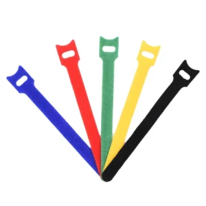 CHINEE Factory Direct Selling Colorful Hook and Loop Magic Cable Tie Strap Zip Ties Reusable High Quality