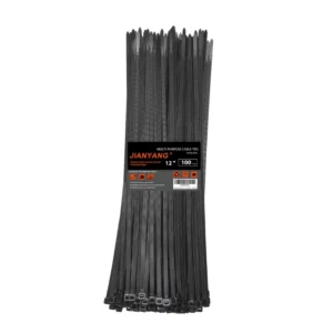 CHINEE Factory Direct Supply PA66 Black Cable Tie All Size Support Wide Use in Industries