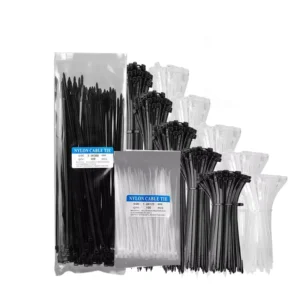 CHINEE Factory Free Sample 4X Self-Locking Nylon Industrial Cable Tie White 400mm 4.6mm