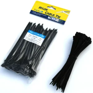 CHINEE Factory Free Sample Self Locking Nylon Cable Tie White Plastic Cables Tie Cable