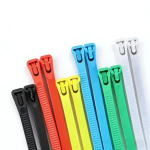 CHINEE Factory High Temp Resistant Adjustable Eco Friendly Releasable Reusable Heat Resistance Nylon Cable Tie Plastic Fastening Cable