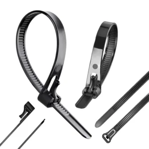 CHINEE Factory PA66 Reusable Plastic Cable Ties Recycle Nylon Zip Ties Releasable Cable Tie