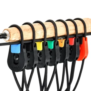 CHINEE Fishing Rods Belt Stretchy Rod Straps Fishing Tackle Ties Cable Fishing Rod Holders Fit for Casting Spinning Rods and Fly Rods