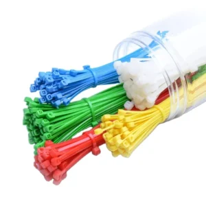 CHINEE For Fscat Self Locking Nylon Cable Ties 4.8*380mm Colored Zip Wire Releasable Plastic Wrap