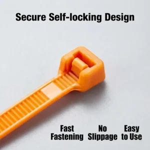 CHINEE Free Sample CE ROHS Certified Eco-Friendly White Black Customized Self-locking Nylon Cable Zip Ties Industrial Use 2.5*150mm