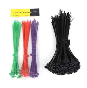 CHINEE Free Sample Nylon66 Self-Locking Cable Ties 12mm Width 100pc 8 Inch Custom Logo Industrial Use