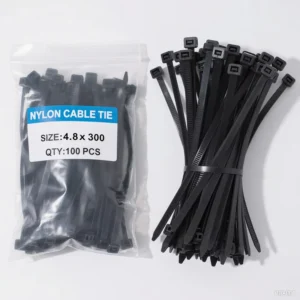 CHINEE Free Samples Certified Self-Locking Nylon 66 Cable Ties 250mm Plastic Zip Ties Clear Black Colors