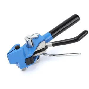 CHINEE Hand Manual Cable Tie Stainless Steel Strap Tightener Tool for Banding Straps 250mm Length Releasable Type