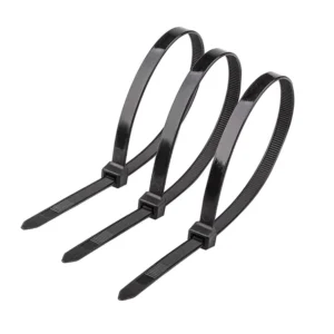 CHINEE Heavy Duty 300×7.6mm Self locking Nylon Cable Ties 12 Inch 120 Lbs CE Certified 94V 2 Fire Rated Indoor Outdoor Use