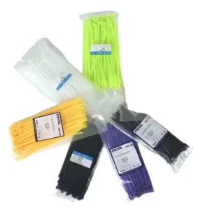 CHINEE Heavy Duty Black Self-Locking Nylon Cable Ties 100mm 200mm 300mm Industrial Use Plastic Zip Tie for Professional Fastening