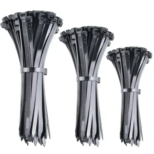 CHINEE Heavy Duty Nylon PA66 Cable Ties 7.5*370mm Self Locking Plastic Releasable Type