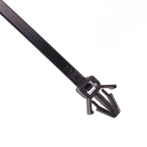 CHINEE Heavy Duty Nylon Push Mount Cable Ties Self Locking Wire Harness Clips Fastener Car Mount Tree Ties for Automotive Use 126 00123