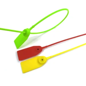 CHINEE Heavy Duty Plastic Seal Disposable Tamper proofing Evident pp Material Plastic Security Tag Package Cable Tie