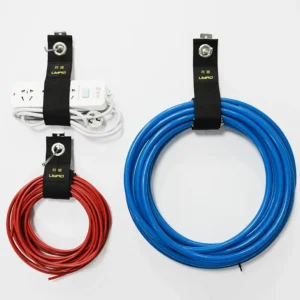 CHINEE Heavy Duty Reusable Storage Straps Multipurpose Extension Cord Cable Ties Efficient Organization Loop Hook Loop Tapes
