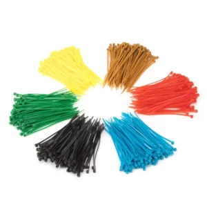CHINEE Heavy Duty Self Locking Nylon 66 Plastic Cable Ties 4.8*200mm Multi Purpose Wire Management for Industrial and Electrical Use